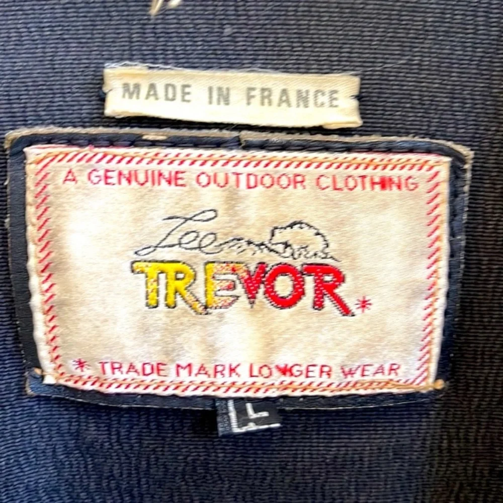 🔅SOLD $575 Lee Trevor Vintage Rare Motorcycle Jacket/Made in France, Rare - Picture 4 of 12